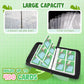 Premium Collectible Trading Card Albums?Card Binder Fits 400 Cards with 50 Removable Sleeves?Display Game Card Case book Holder, Frog Themes