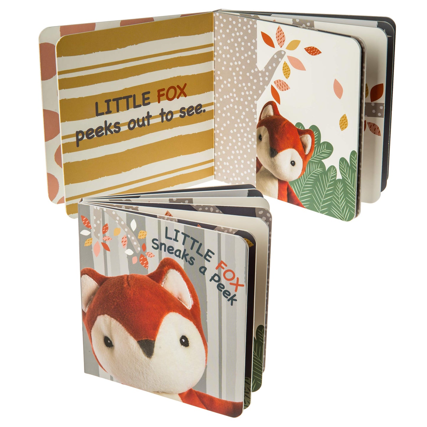 Mary Meyer Leika Baby Board Book, 6 x 6-Inches, Little Fox