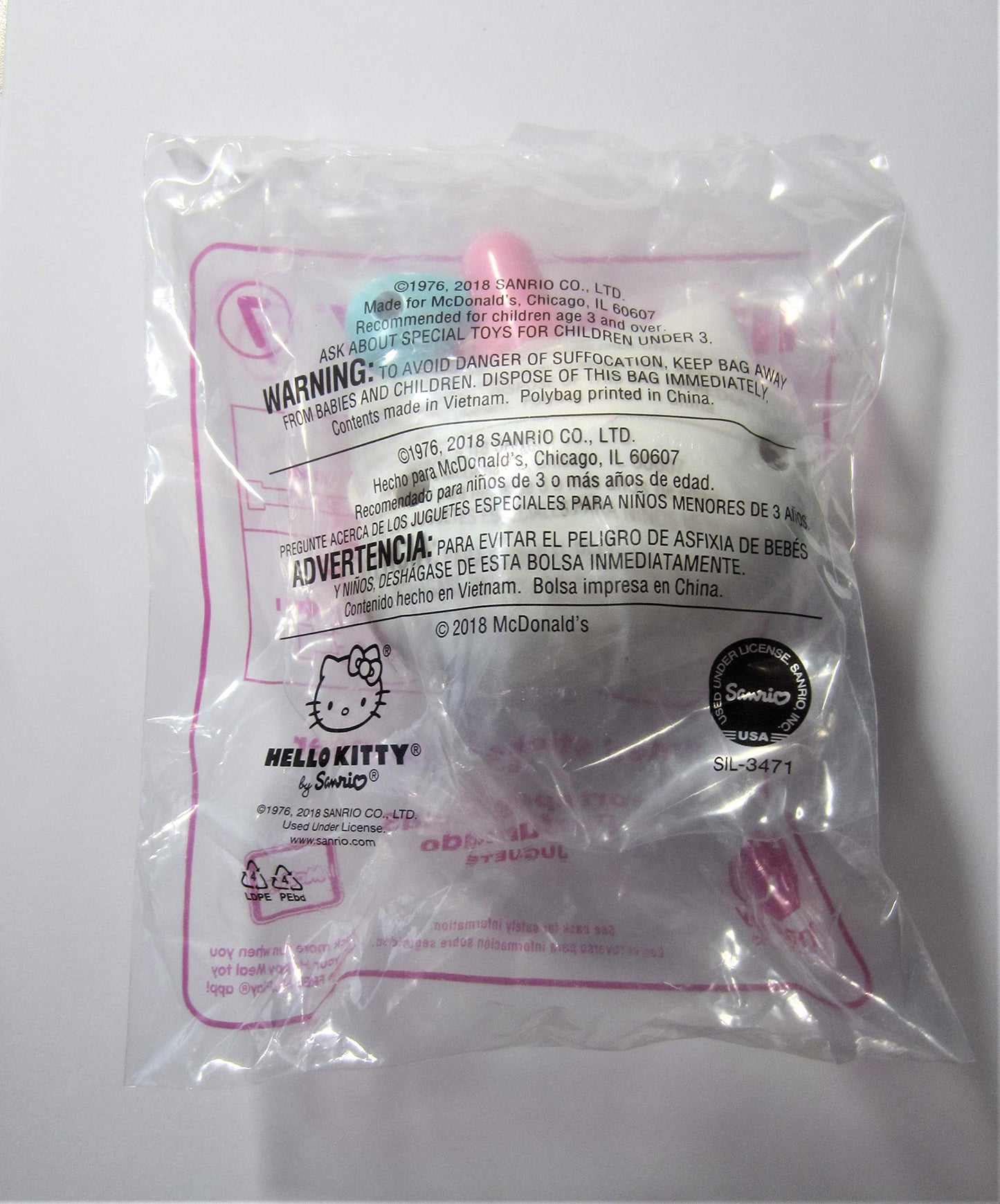 McDonald's Happy Meal Toy 2018 Hello Kitty, #7 Scented Sticker Dispenser