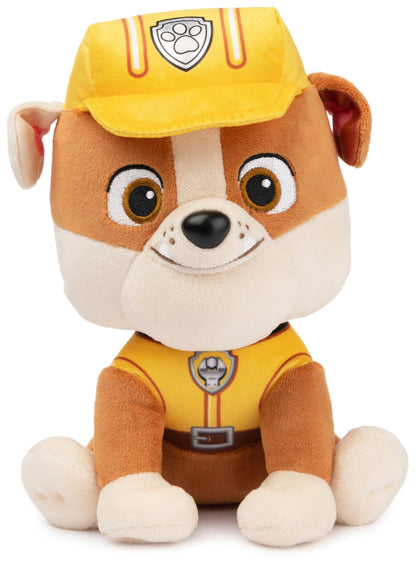 GUND PAW Patrol Rubble 6-Inch Plush, Stuffed Animal Sensory Toy, Ages 1+