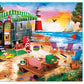 Masterpieces 550 Piece Jigsaw Puzzle For Adults and Family - Oceanside Camping - 18"x24"