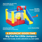 H2OGO! Slidetastic Kids Inflatable Bounce House with Slide & Blower