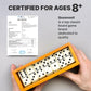 Queensell Dominos Set for Adults - Dominoes - Classic Board Games, Double 6 Dominoes Family Games for Kids and Adults - Double Six Standard Dominos