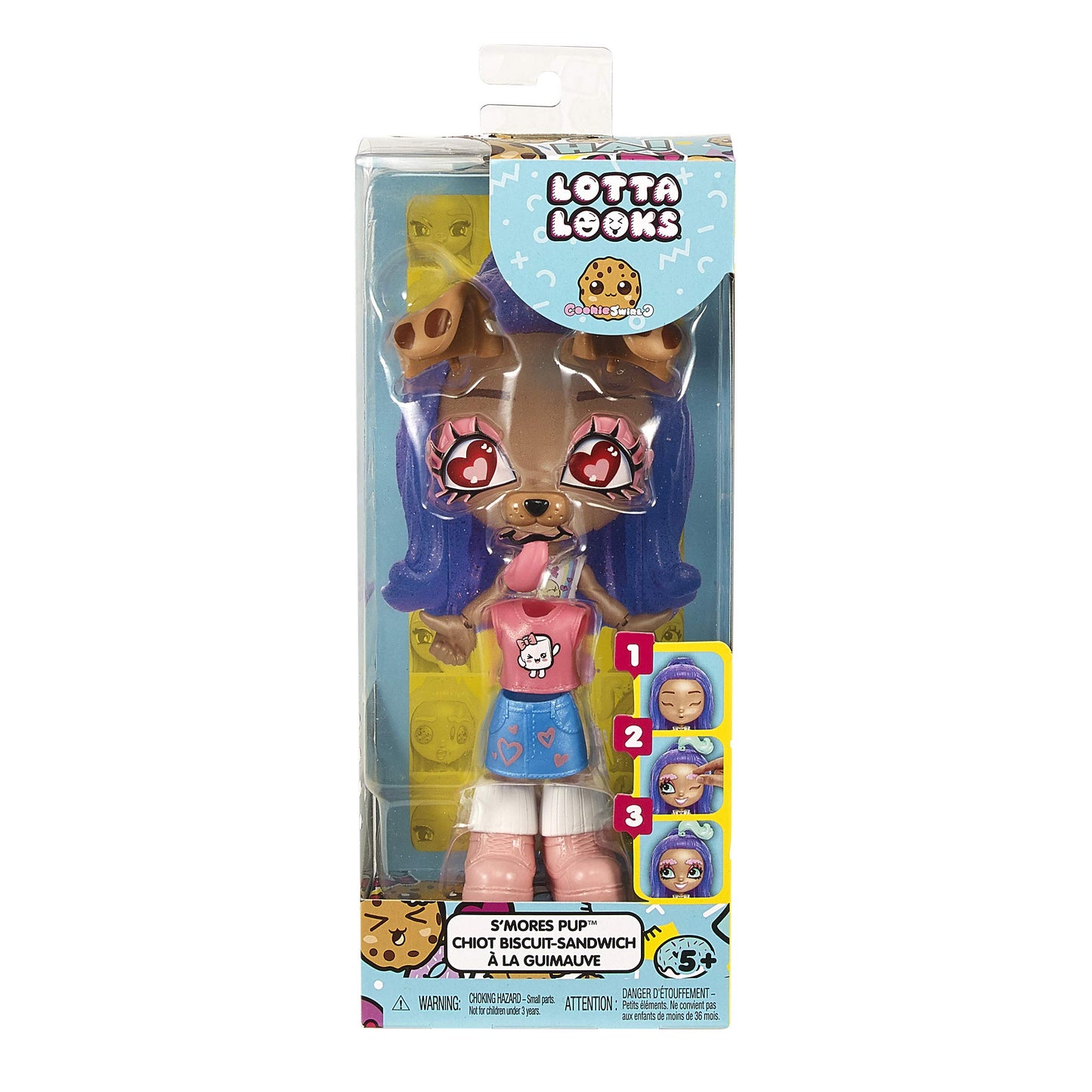 Mattel Lotta Looks S'Mores Pup Accessory Mood Pack with 10 Plug/Play Pieces by Cookie Swirl