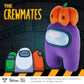P.M.I. Among Us Plush Buddies | 8-Inch-Tall Plushie Collectibles | Playable Kids' Toys | Licensed Plush (Purple Punkin)