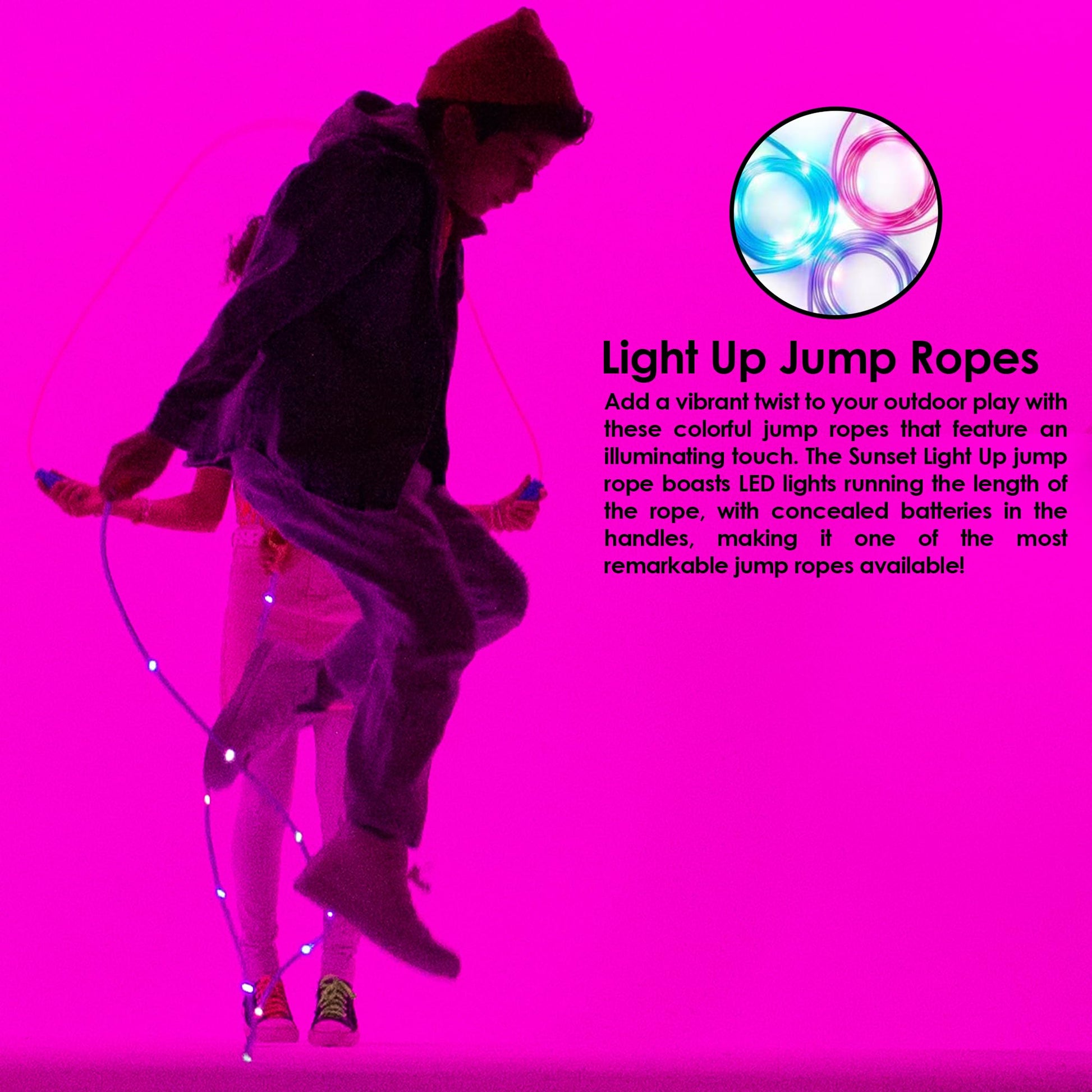 KESS Sunset Light Up Jump Rope