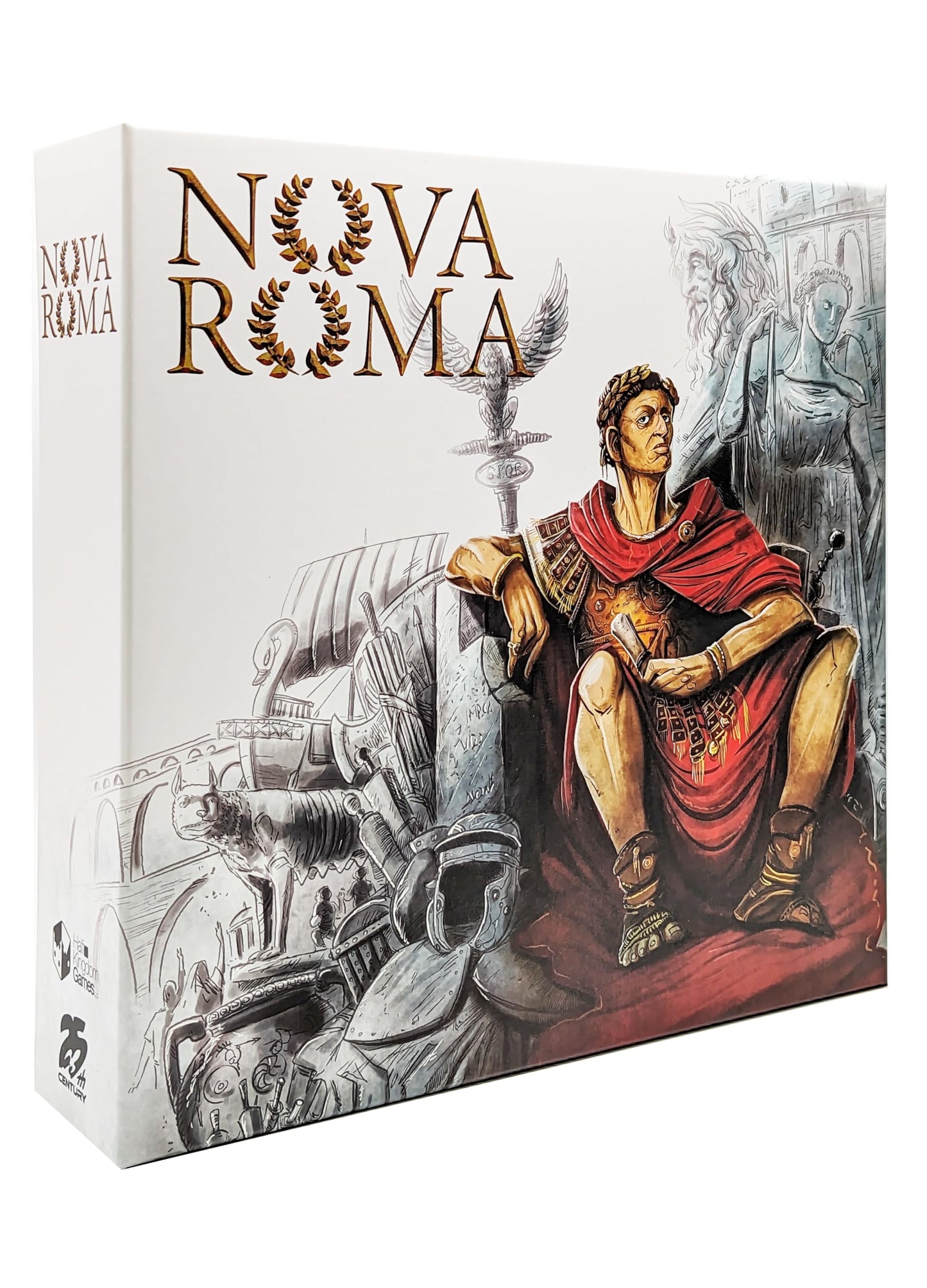 Nova Roma: Emperor Constantine Builds the New Roman Empire - Euro Strategy Board Game - 25th Century Games