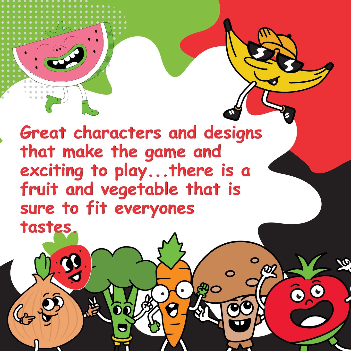 Blakruut Games Fruit War, A Family Friendly Game That is a Twist on The Classic Card-Game of War, with Quicker Play, Intense Battles and Fun
