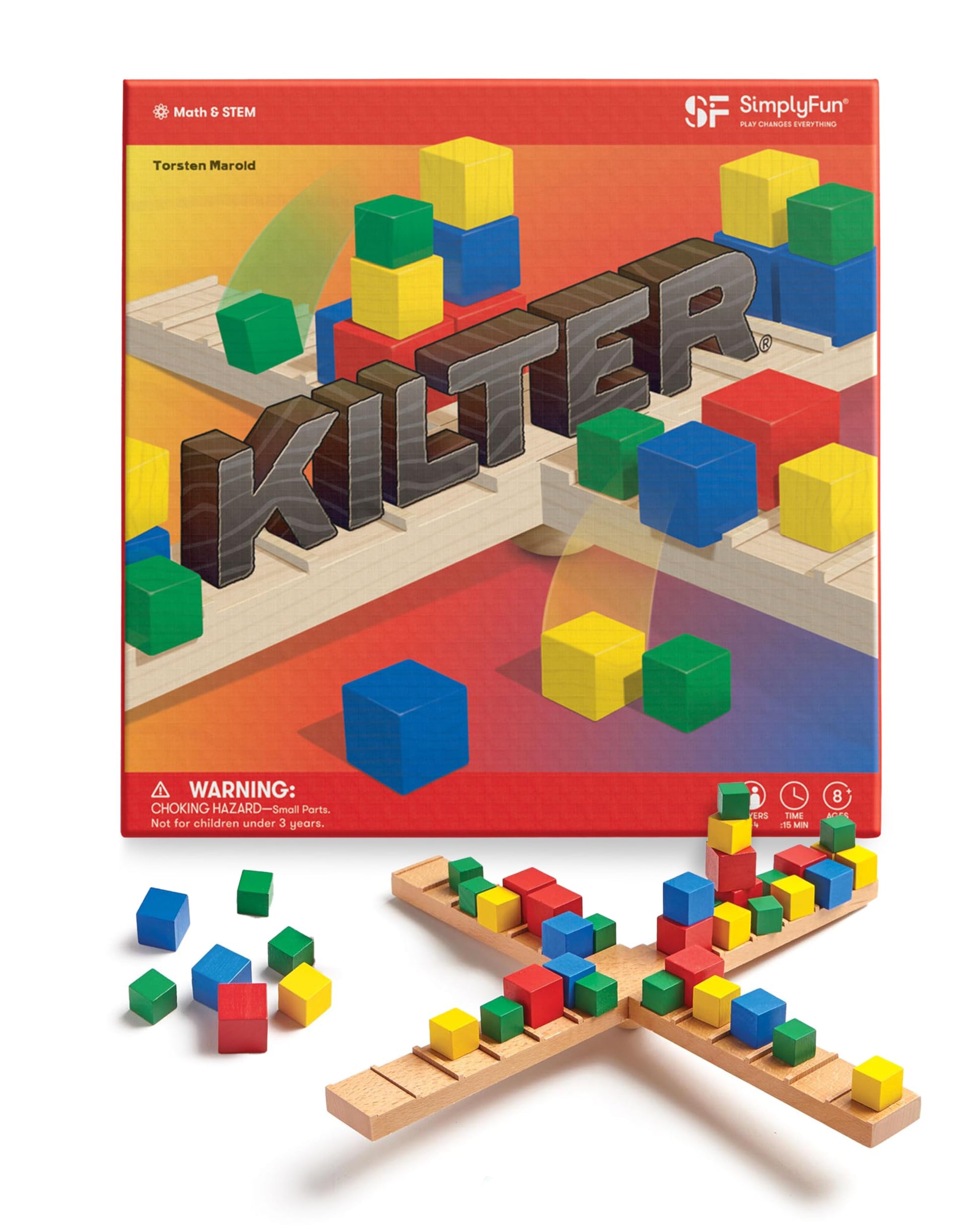 SimplyFun Kilter - The Educational Game of Levers & Motion - Hilarious Family Fun with an Introduction to Physics & Predicting Outcomes - Kids Game