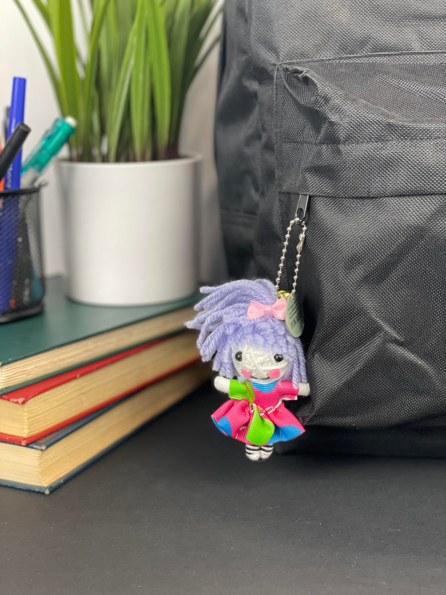 Watchover Voodoo 3-Inch Darling Daughter Keychain - Handcrafted Gift to Bring Good Luck and Positivity Everywhere You Go