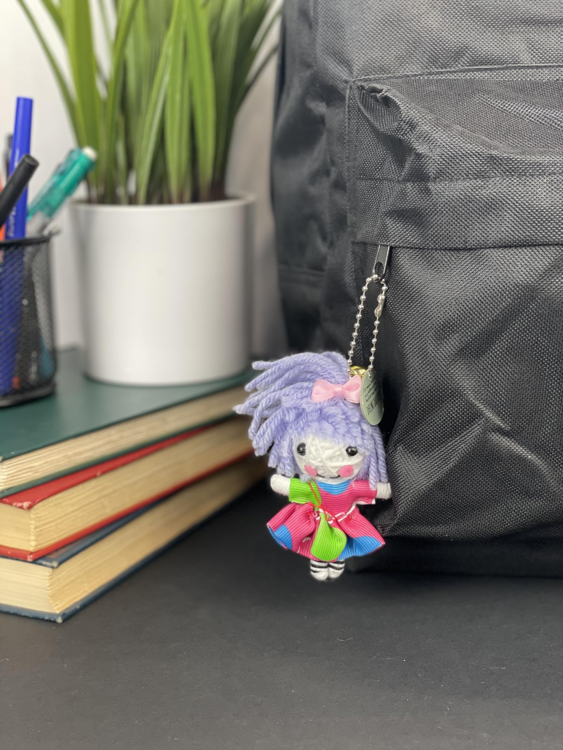 Watchover Voodoo 3-Inch Darling Daughter Keychain - Handcrafted Gift to Bring Good Luck and Positivity Everywhere You Go