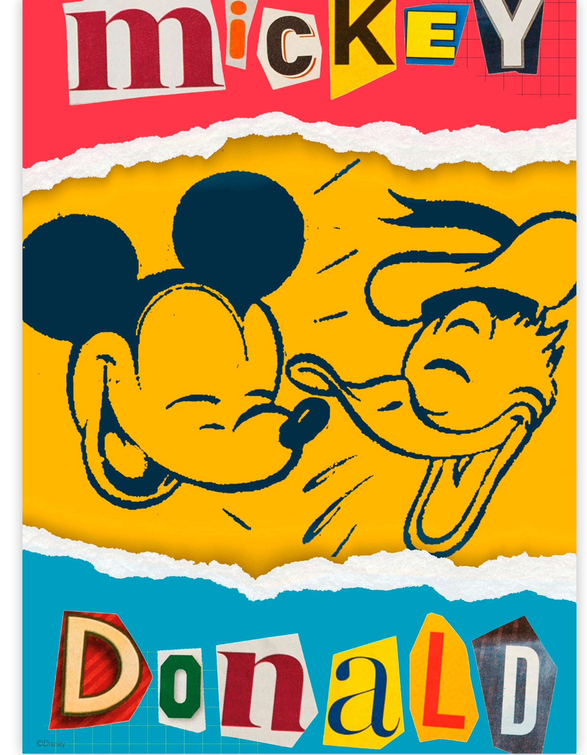 Ceaco - Disney Mickey and Donald Posters - 5 Pack, 300-750 Piece Puzzles