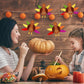 Gejoy 56 Pieces Thanksgiving Turkey Craft Kits DIY Turkey Thanksgiving Party School Activities Decoration Supplies, Makes Up to 8 Turkeys(Brown