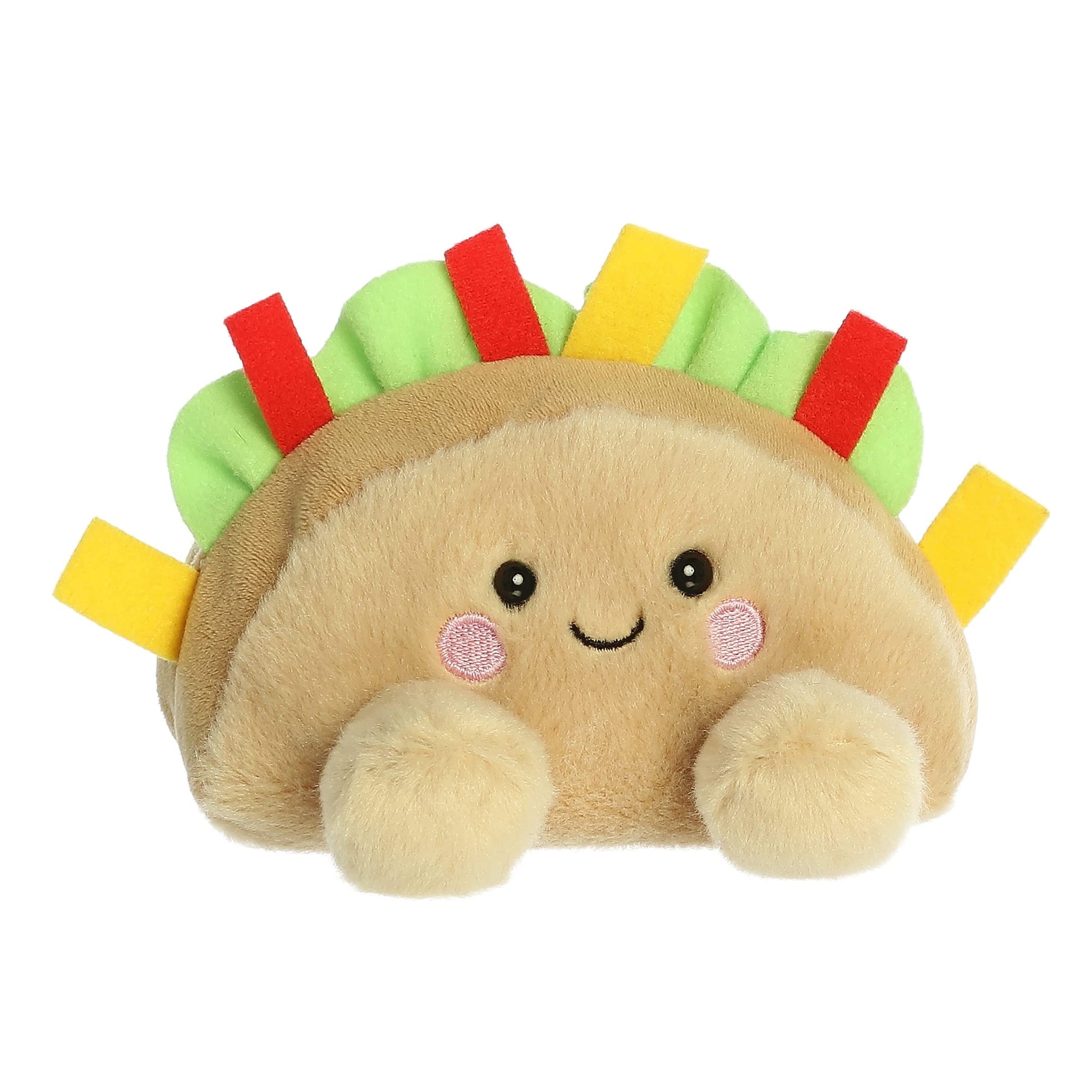 Aurora® Adorable Palm Pals™ Fiesta Taco™ Stuffed Animal - Fun Collectible Plush for Kids and Adult Collectors - Perfect for Decorating Rooms