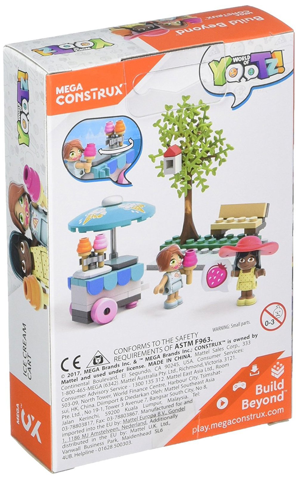Mega Construx Ice Cream Stand Building Set