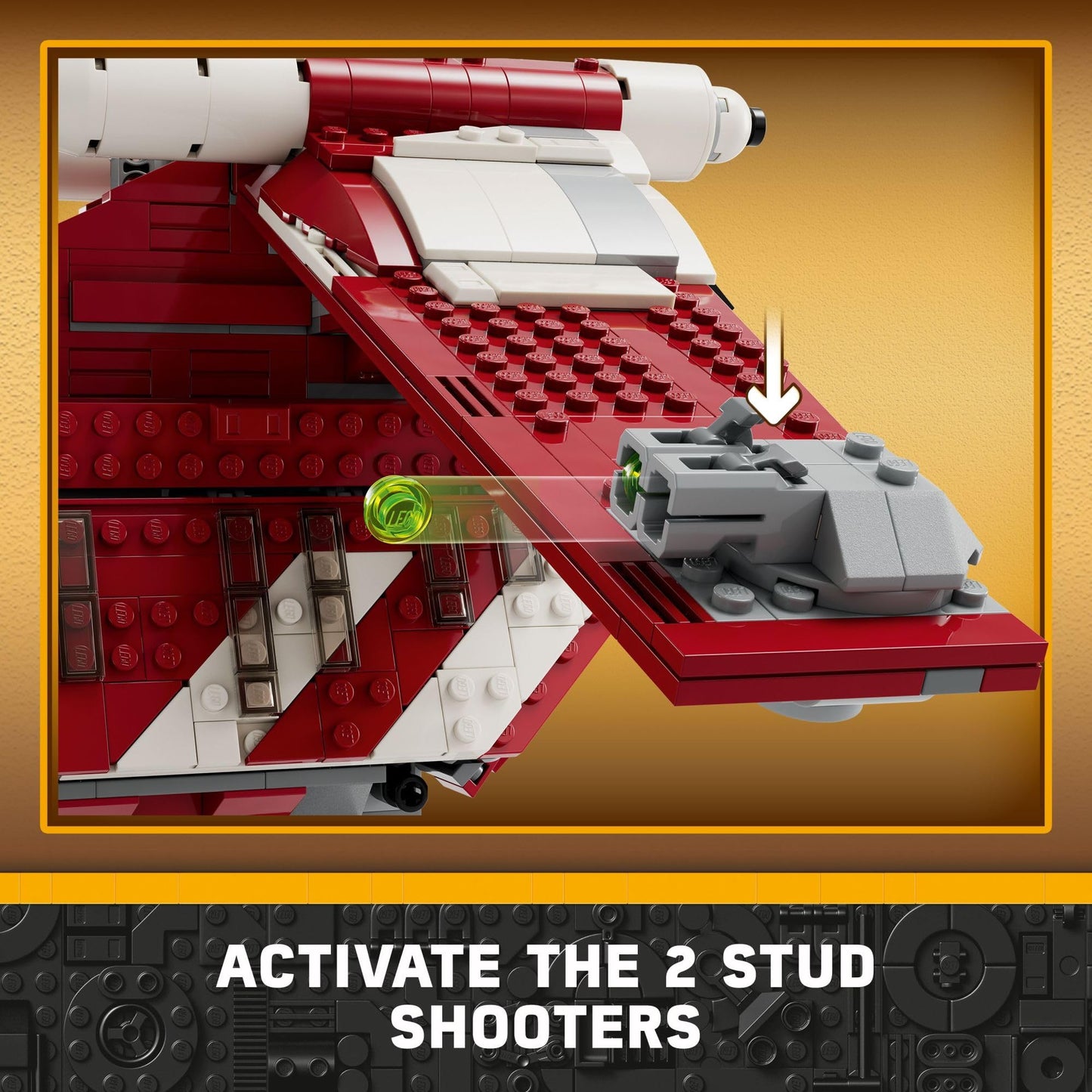 LEGO Star Wars: The Clone Wars Coruscant Guard Gunship - Buildable Star Wars Toy for 9 Year Olds - Gift Idea for Fans - Includes 3 Clone Trooper