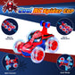 Kids Toys Spider RC Car for Boys 4-7 - Cool Spider Monster Remote Control Crawler Toy 360° Flip Fast Stunt & 4WD Light Up Wheel - Fun Boy Gift Idea
