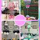 YALLOVE Heavy Duty Metal Balloon Stand Set of 2, Height Adjustable 1.3 to 10.5 Ft, Free Combination Balloon Centerpiece and Column Stand