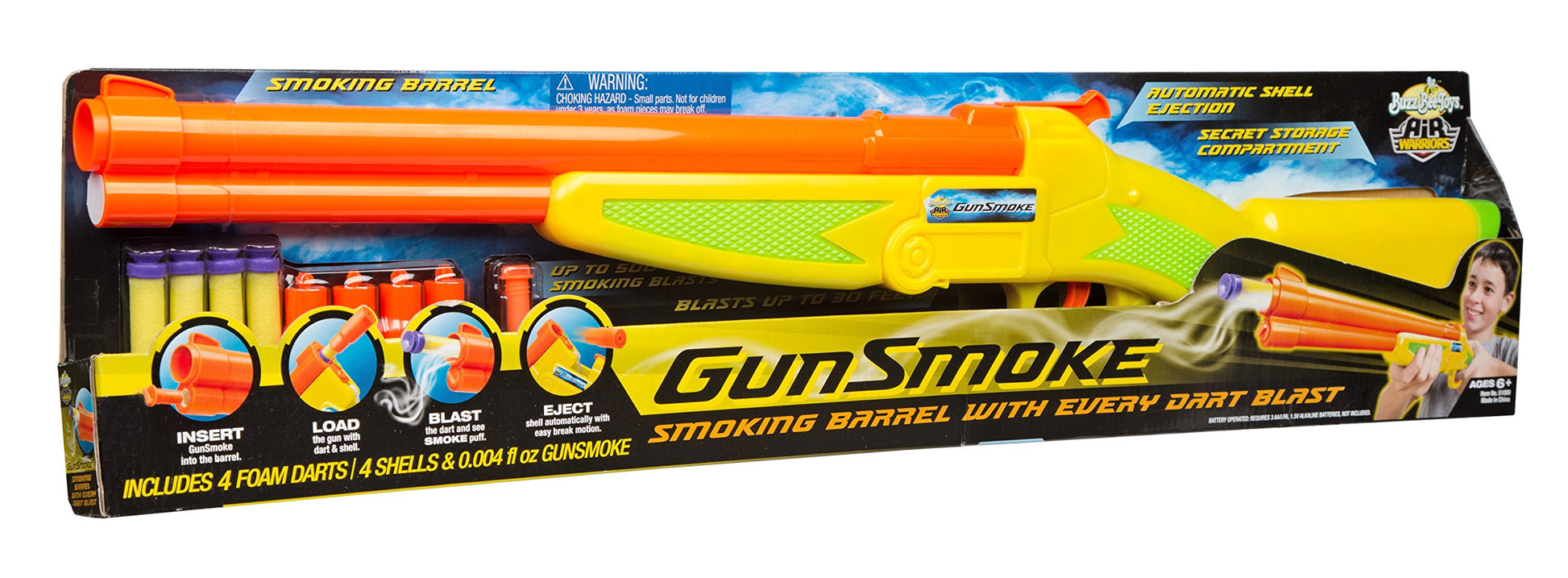 Buzz Bee Toys Air Warriors GunSmoke Blaster