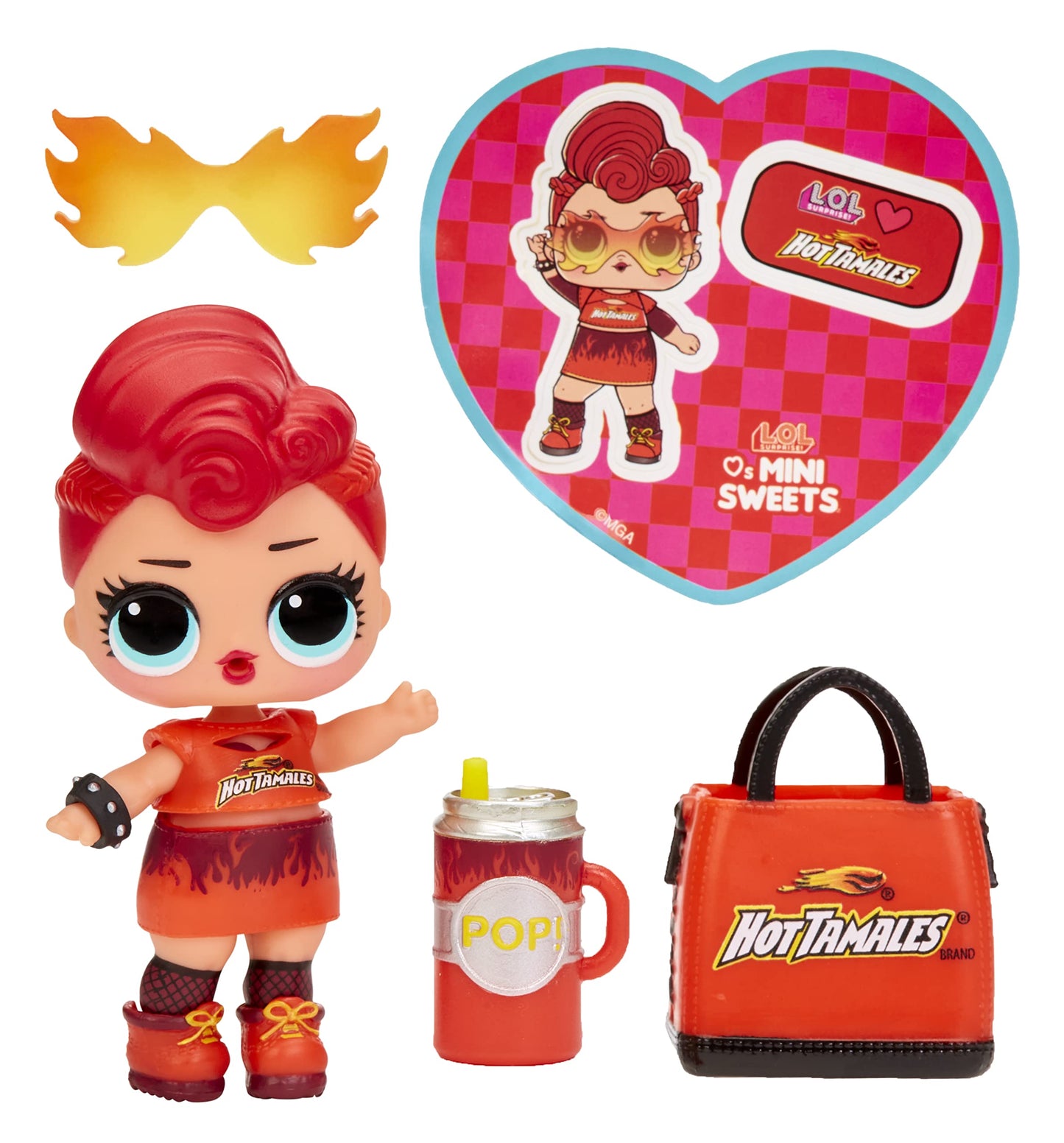 L.O.L. Surprise! Loves Mini Sweets Dolls with 8 Surprises in Paper Ball, Candy Theme, Accessories, Collectible Doll, Holiday Toy, Stocking Stuffers