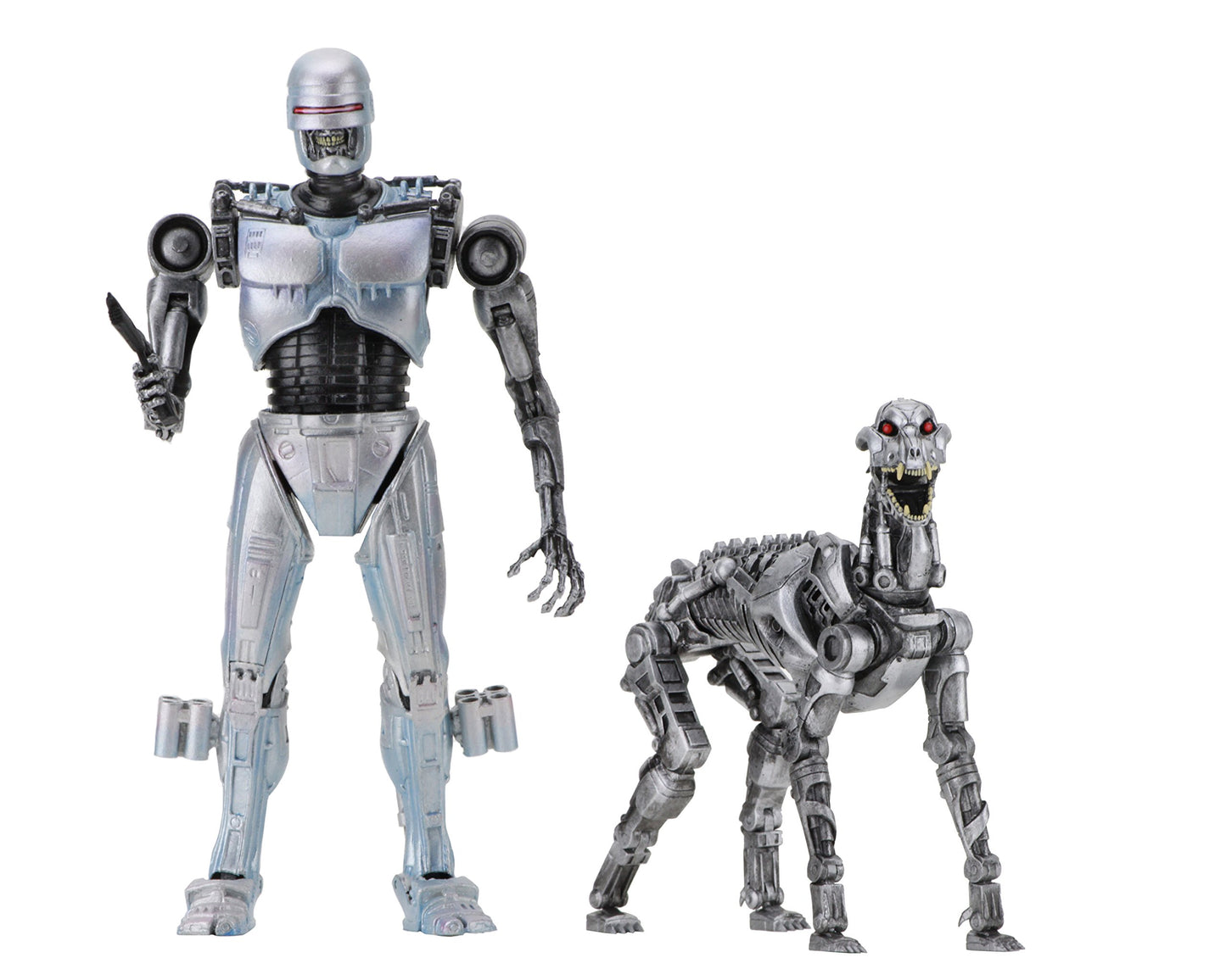 NECA - Robocop vs The Terminator - 7" Scale Action Figures - EndoCop/Terminator Dog 2-Pack