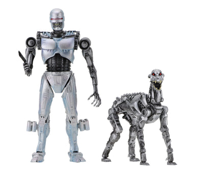 NECA - Robocop vs The Terminator - 7" Scale Action Figures - EndoCop/Terminator Dog 2-Pack