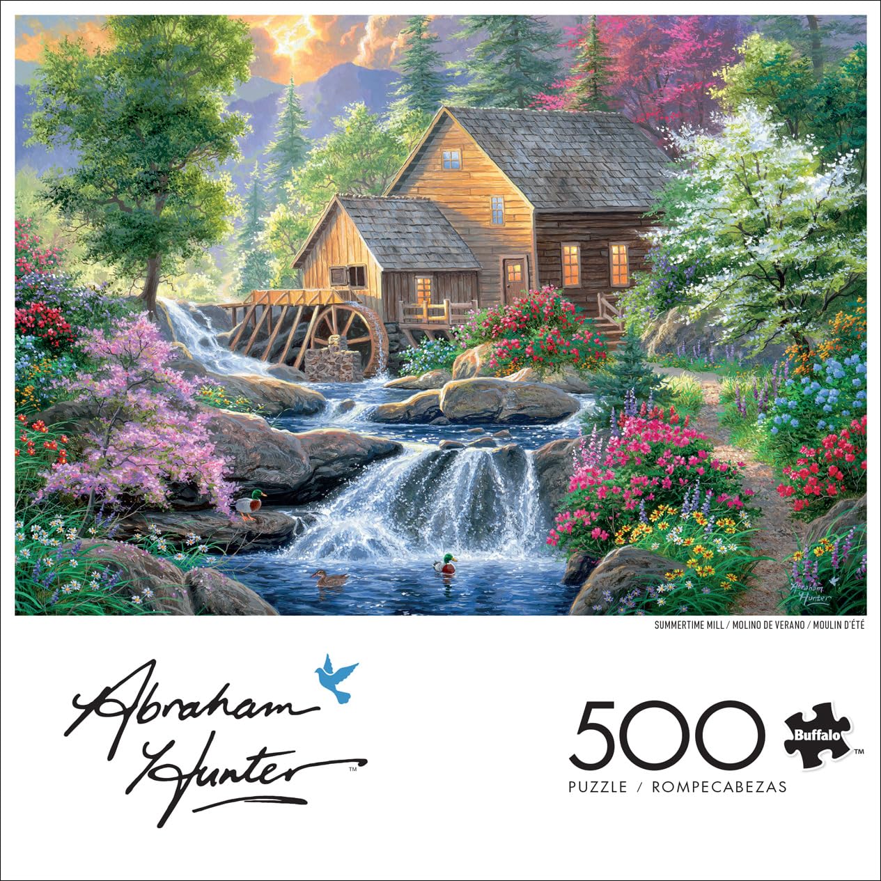 Buffalo Games - Summertime Mill - 500 Piece Jigsaw Puzzle for Adults