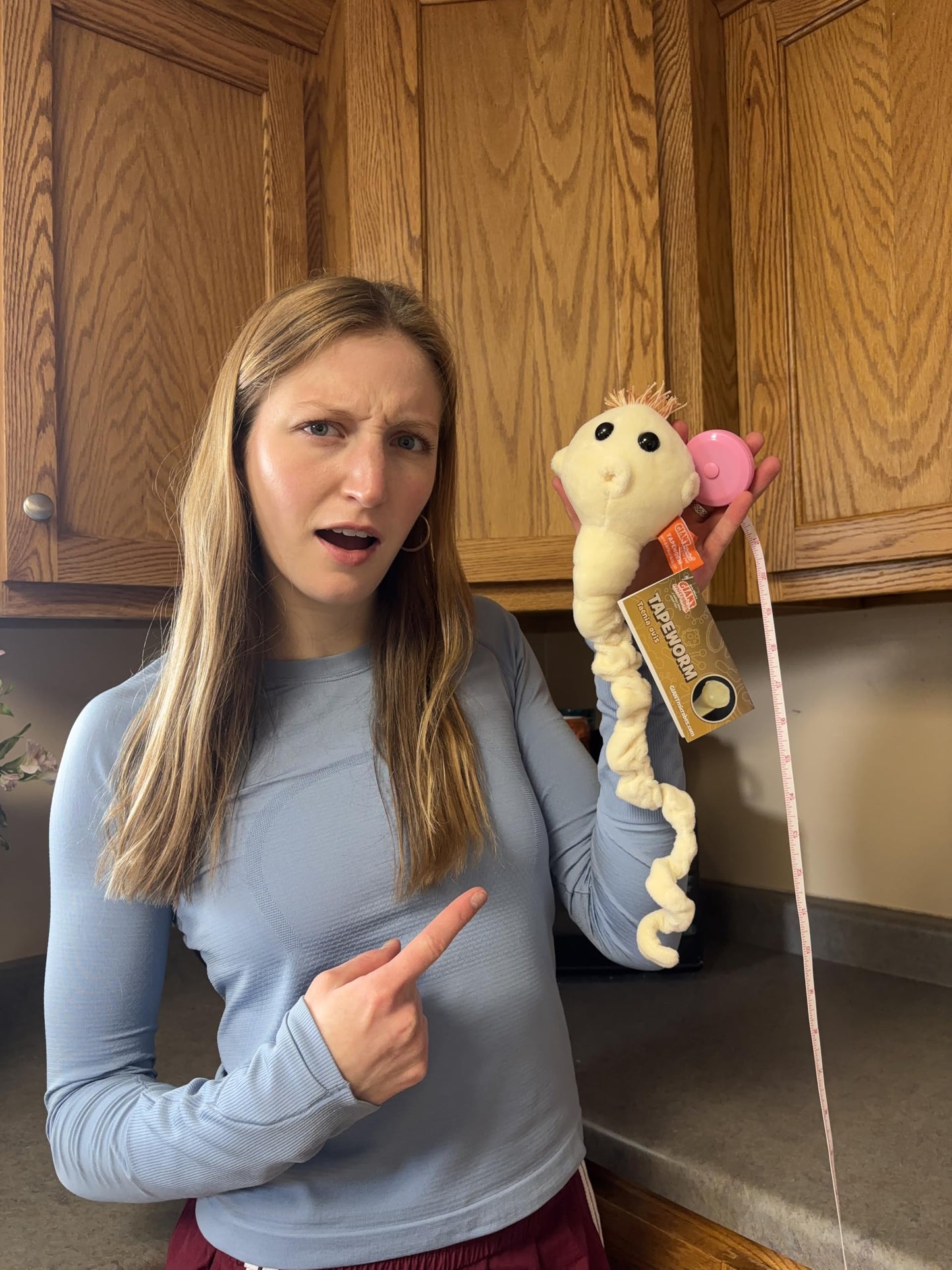 Giant Microbes Tapeworm (Taenia Ovis) Plush