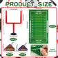 XIPEGPA 10 PCS Mini Flick Football Games Mini Table Top Sports Games with Foam Footballs Goal Post and Cards Finger Toys Office Indoor Football Sports