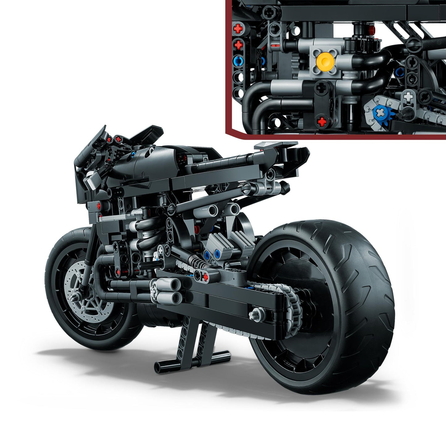Lego Technic The Batman - BATCYCLE Set 42155, Collectible Toy Motorcycle, Scale Model Building Kit of The Iconic Super Hero Bike from 2022 Movie