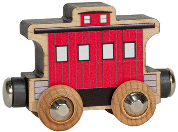 Maple Landmark NameTrains Classic Caboose Car - Made in USA