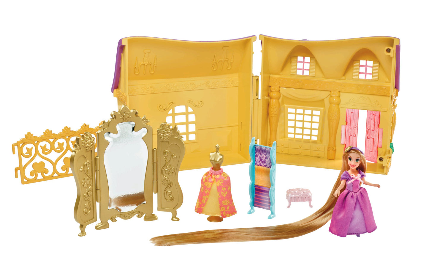 Mattel Disney Tangled Featuring Rapunzel Doll and Dress Shop