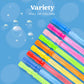 JOYIN 45 Packs Big Bubble Wand Set with Concentrated Solution Refills, 14.6" 9 Colors Giant Bubble Wands for Summer Toy Party Favors Kids Birthday