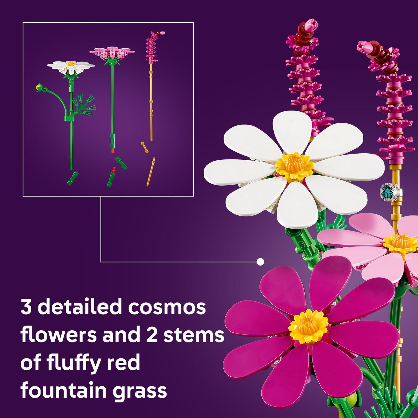 LEGO Botanicals Cosmos Flowers 11514