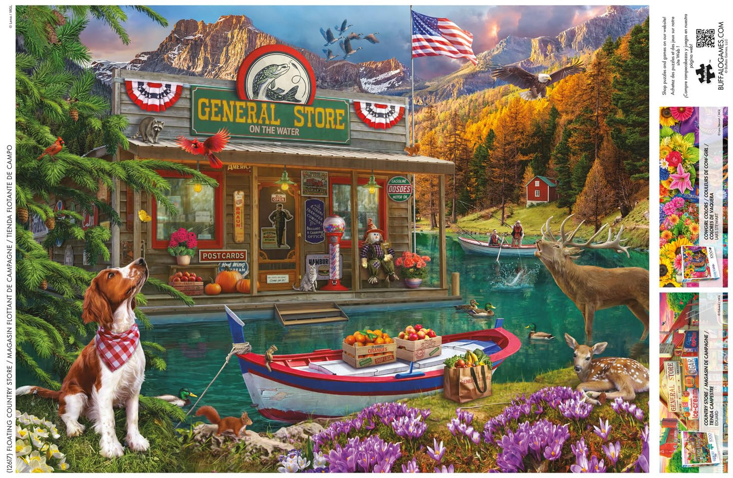 Buffalo Games - Floating Country Store - 1000 Piece Puzzle for Adults