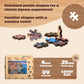 Buffalo Games - 250 Piece Wooden Jigsaw Puzzle - Cinque Terre - Standard Cut Pieces - Wooden Box - Full Size Poster, Ages 14