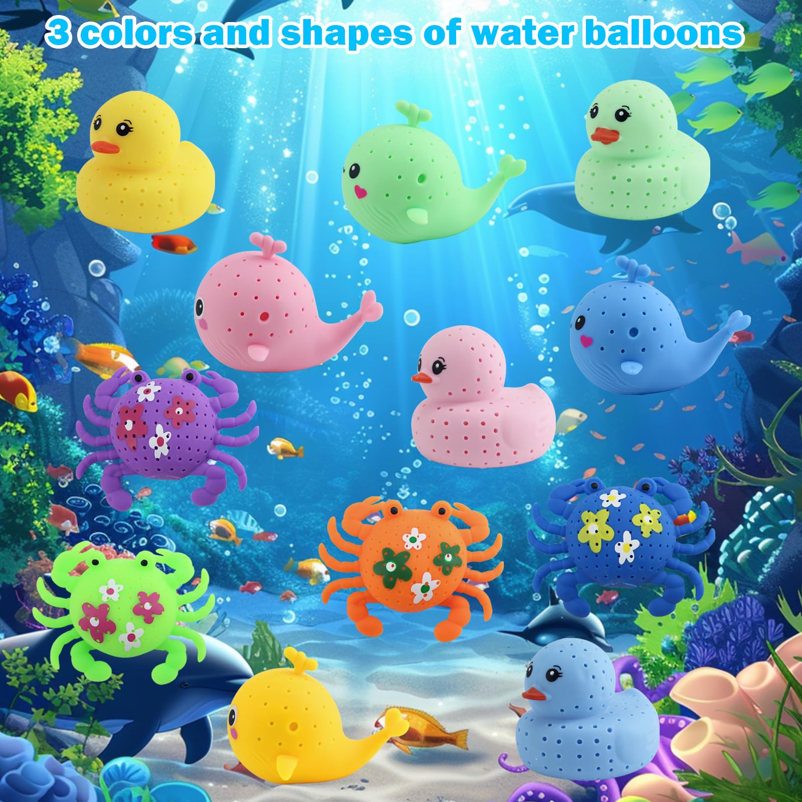12 pcs Funny Octopus Floating Pool Toys,Octopus Water Balls, Balls Baby Bath Toys,Swimming Pool Floating Swim Toys Outdoor Activity & Game