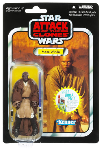 Star Wars 3.75 Vintage Figure Mace Windu