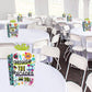 Big Dot of Happiness Through the Decades - Table Decorations - 50s, 60s, 70s, 80s, and 90s Party Fold and Flare Centerpieces - 10 Count