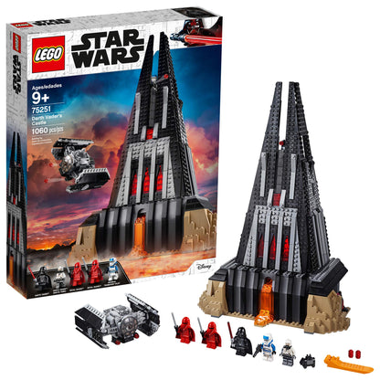 LEGO Star Wars Darth Vader's Castle 75251 Building Kit Includes TIE Fighter, Darth Vader Minifigures, Bacta Tank and More (1,060 Pieces) - (Amazon