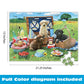 Buffalo Games - Adorable Animals Puppy Park Picnic 300 Large Piece Jigsaw Puzzle for Adults with Oversized Pieces