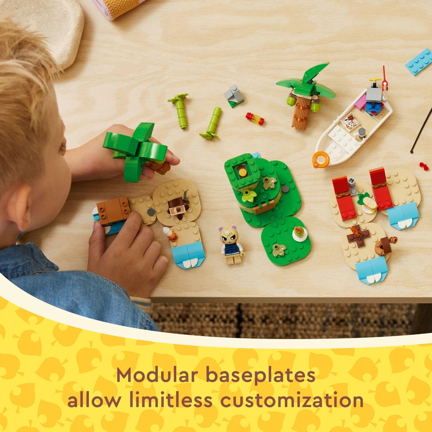 LEGO Animal Crossing Kapp’n’s Island Boat Tour, Buildable Video Game Toy for Kids, Includes 2 Minifigures from The Series Marshal and Kapp'n, Animal