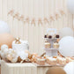 We Can Bearly Wait Garland - Neutral Boho Bear Baby Shower Decor, Teddy Bear Banner, Teddy Bear Birthday Decorations