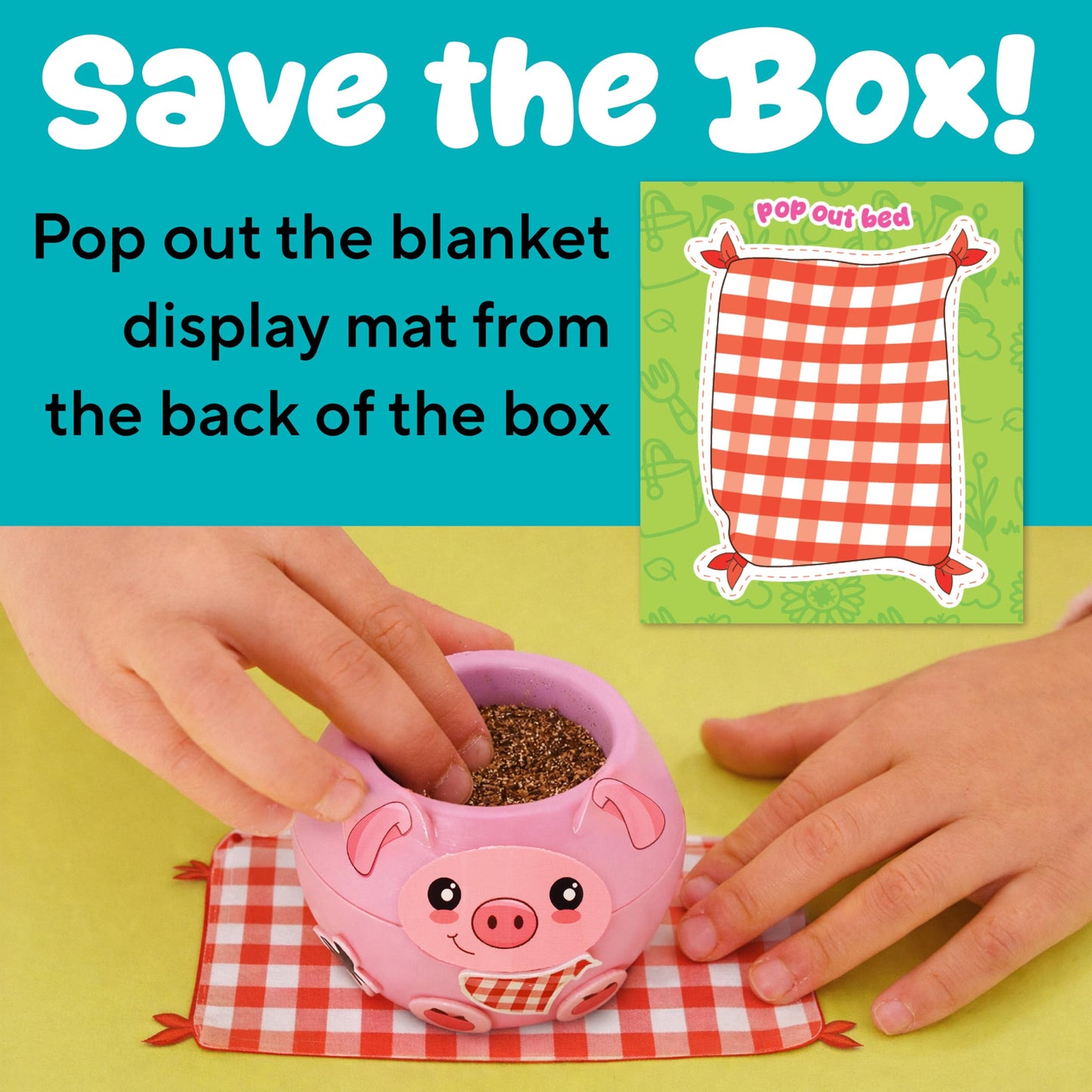 Creativity for Kids Plant-a-Pet Barnyard Pig, Grow Kit