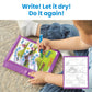 hand2mind Bob Books Water Workbook- Sight Words Kindergarten 3, Water Reveal Coloring Book for Toddlers, Mess Free Painting, Learn to Read, Quiet Time