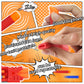 EKIND 9.5cm Foam Darts Compatible for Nerf Elite Mega Series 36-Dart Refill Pack (Red)