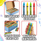Bulk Crayons 1000 Pack (250 Sets of 4) - Individually Wrapped Crayons Party Favors for Kids, Restaurants, Classrooms, Birthday Goodie Bags, School