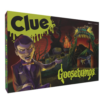 CLUE: Goosebumps, Classic Board Game Inspired R.L. Stine’s Goosebumps Novels, Thwart Slappy's Sinister Plan with Friends and Family of All Ages