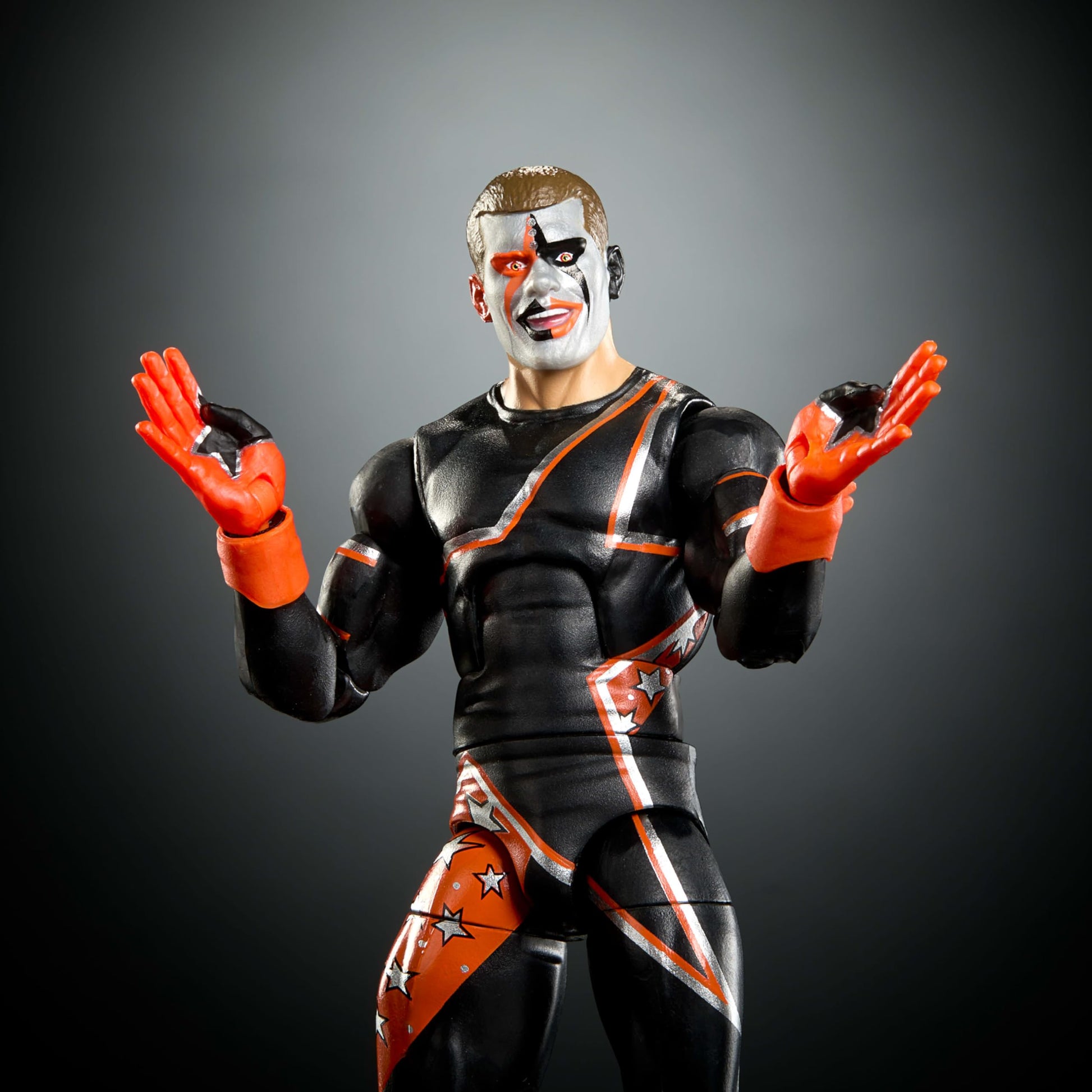 Mattel WWE Elite Collection Action Figure & Accessories, Premium Live Event Stardust Set, Wrestlemania with Sam Roberts Build-A-Figure Parts