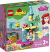 LEGO DUPLO Disney Ariel's Undersea Castle 10922 Imaginative Building Toy for Kids; Ariel and Flounder’s Princess Castle Playset Under The Sea (35